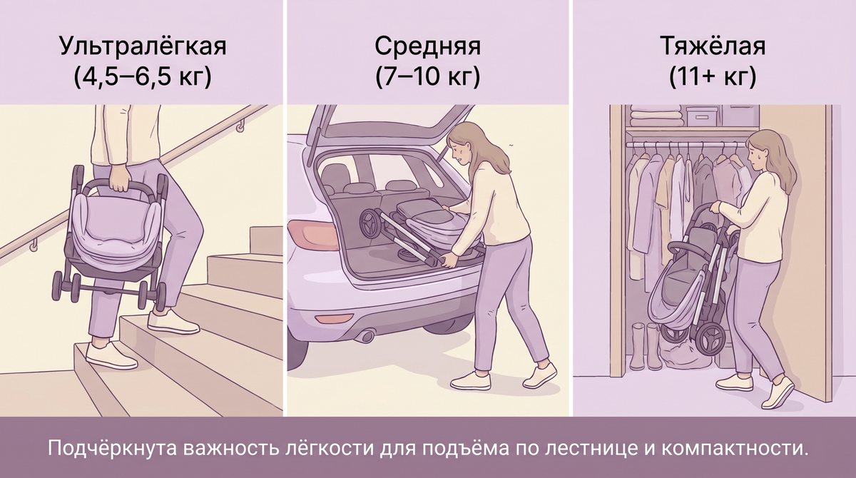 7 главных ошибок при выборе прогулочной коляски в 2026 году