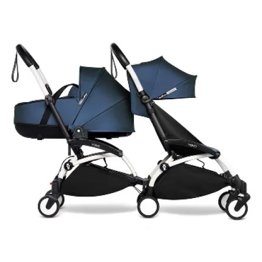 Коляска 2в1 Stokke YOYO3 люлька newborn shell белая рама