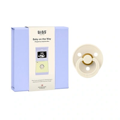 Подарочный набор пустышка латексная BIBS Colour «Baby on the Way», 0+ мес.