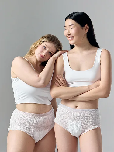 Трусы Happy Baby послеродовые L-XXL white