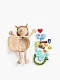 Игрушка мягкая Happy Baby ,FUNNY ANATOMY «ФАНИ АНАТОМИ»