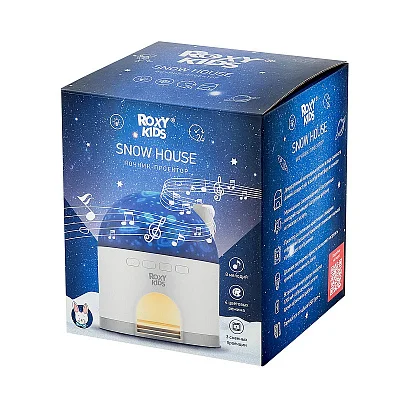 Ночник-проектор Снежный домик Roxy Kids