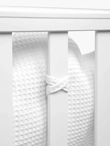 Набор бортиков на кроватку Happy Baby 3 шт. (white) Облака
