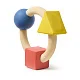 Игрушка-прорезыватель Oli&Carol Teething Ring GEOMETRIC