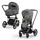 Коляска 2в1 Cybex Priam IV рама Chrome Brown
