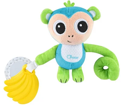 Игрушка-подвеска Chicco набивная "Обезьянка"