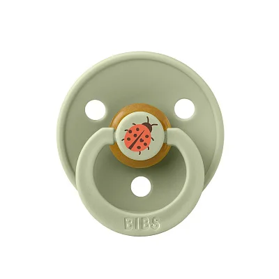 Пустышка латексная BIBS Studio Colour - Ladybug, 0+ мес.